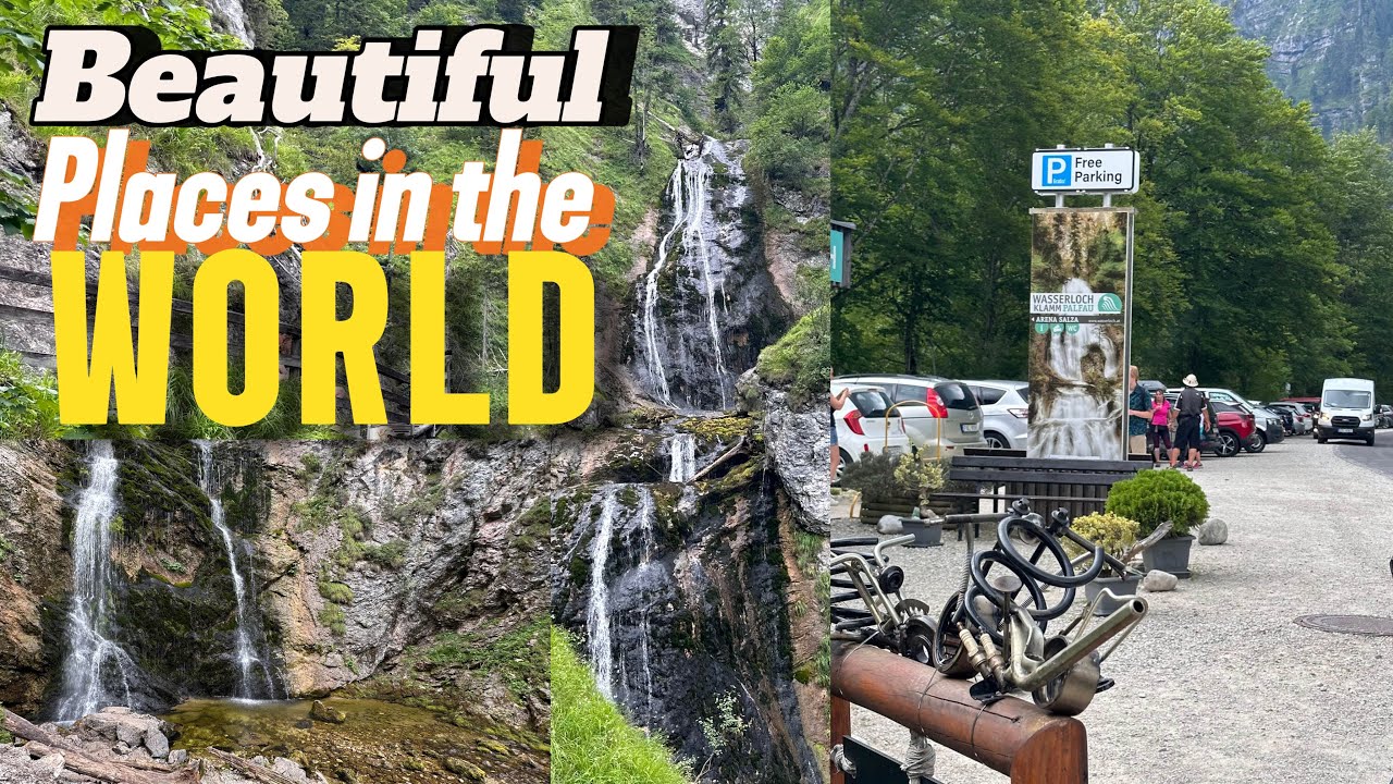 Wasserlochklamm, Austria.  Wasserlochklamm: Atemberaubende Schlucht und beliebtes Wanderziel. 4K