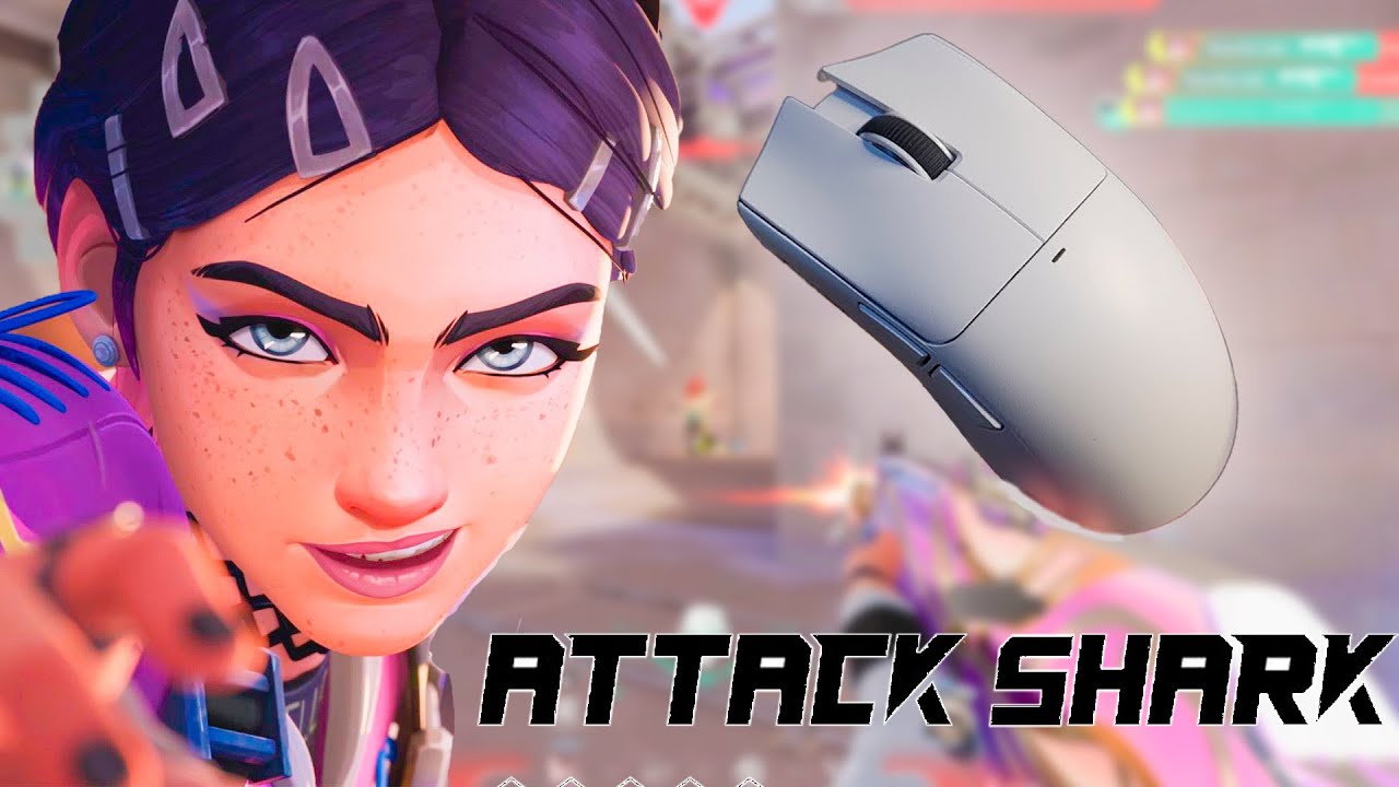JOGUEI COM O ATTACK SHARK R1 NO VALORANT - Markury