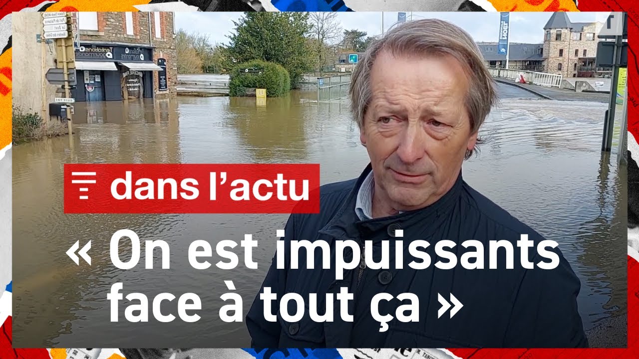 Guipry-Messac, la ville bretonne la plus touchée par les inondations