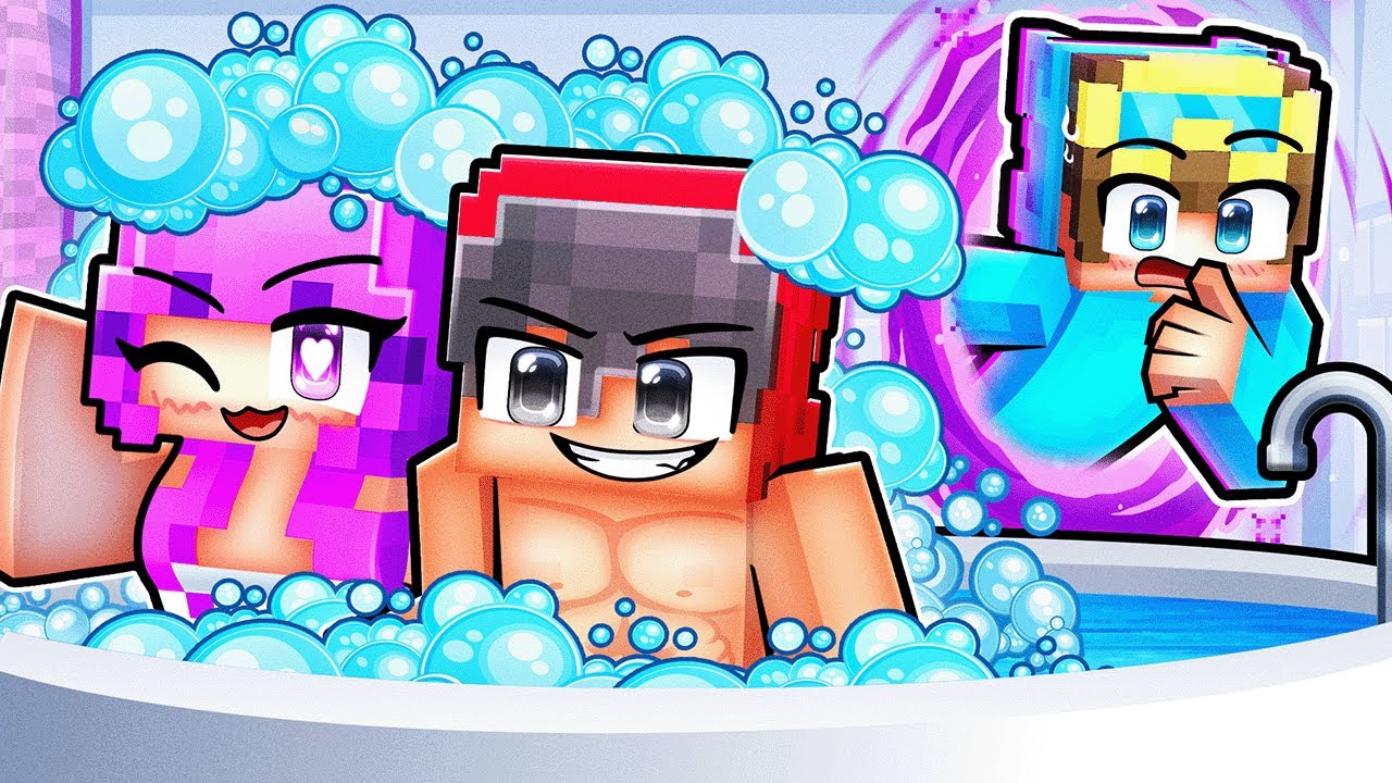Using PORTALS to SPY on My CRUSH in Minecraft!