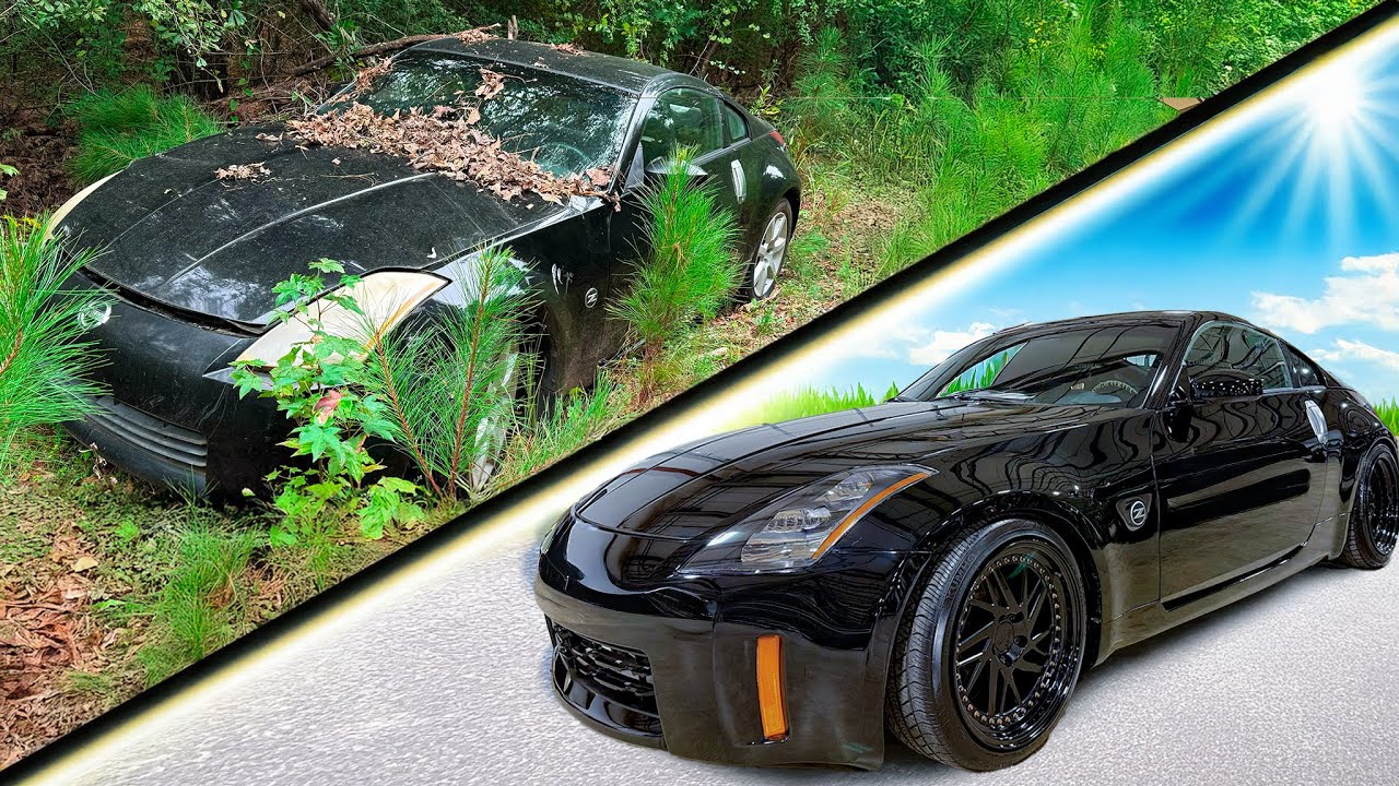 FULL BUILD - Rebuilding A Wrecked And Abandoned Nissan 350z