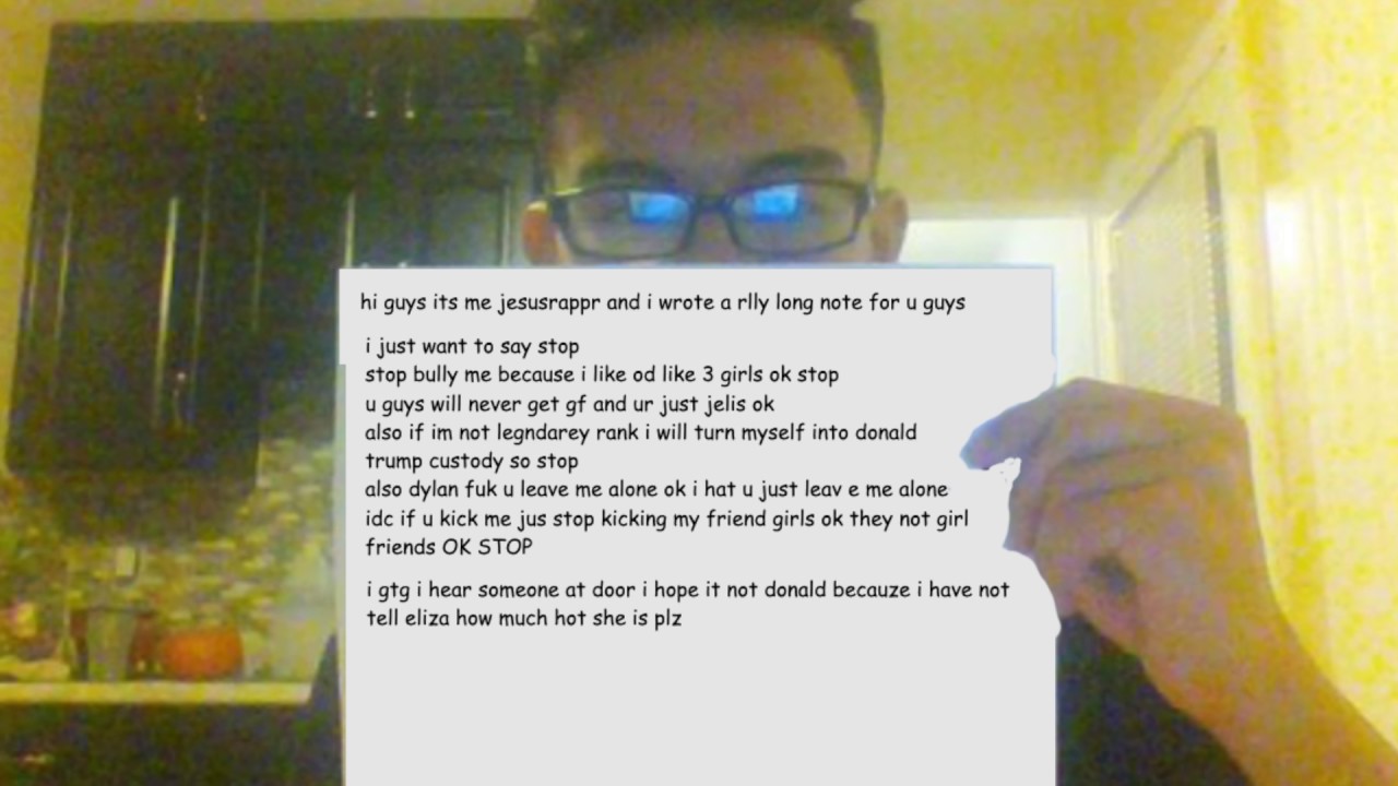 jesusrapper's final message (READ DESC)