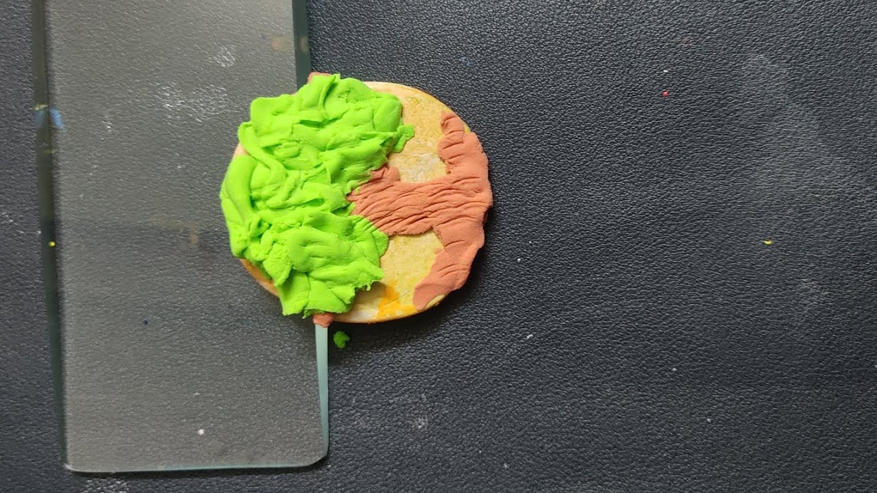 bahut bahut easy /air dry clay art 3d texture 