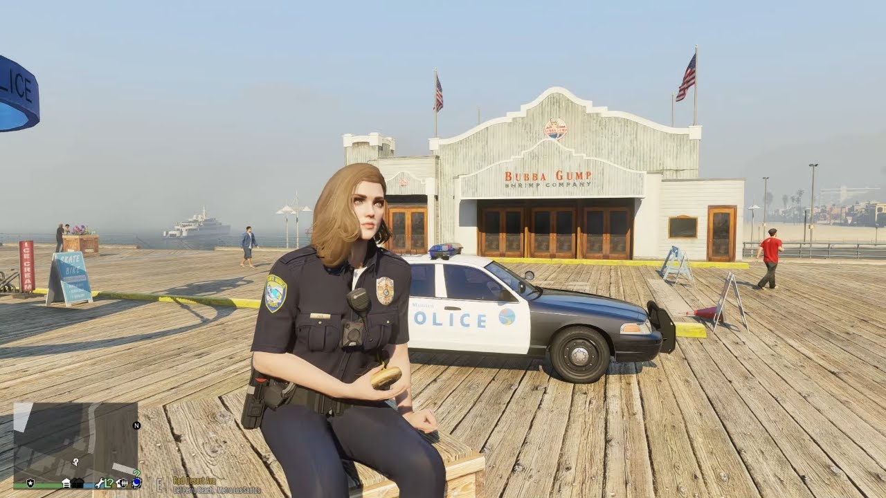 Gta 5 LSPDFR Let's Play As A City Of Santa Monica Female Officer CVPI Patrol #gta #gta5 #lspdfr
