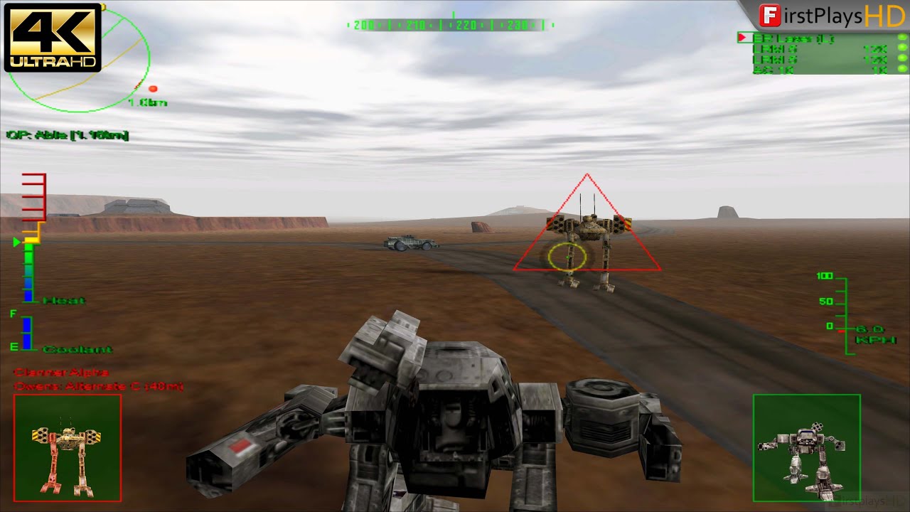 MechWarrior 3 (1999) - PC Gameplay 4k 2160p / Win 10