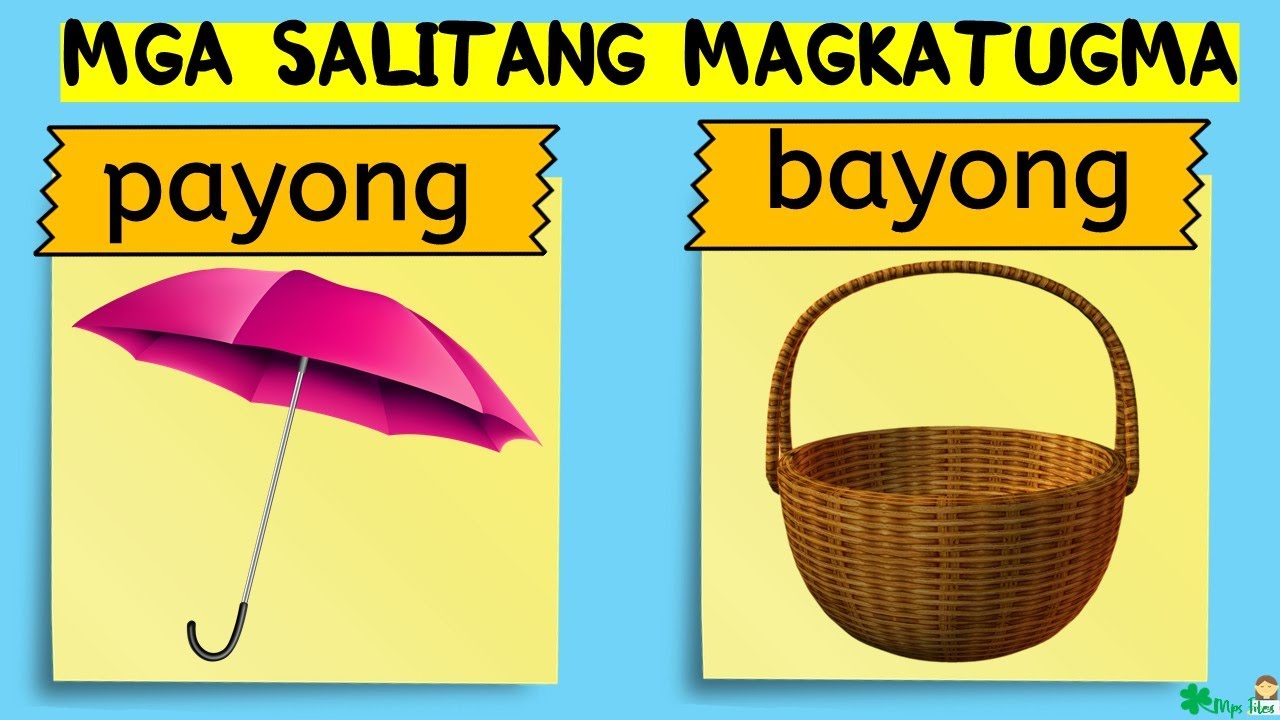 Mga Salitang magkatugma