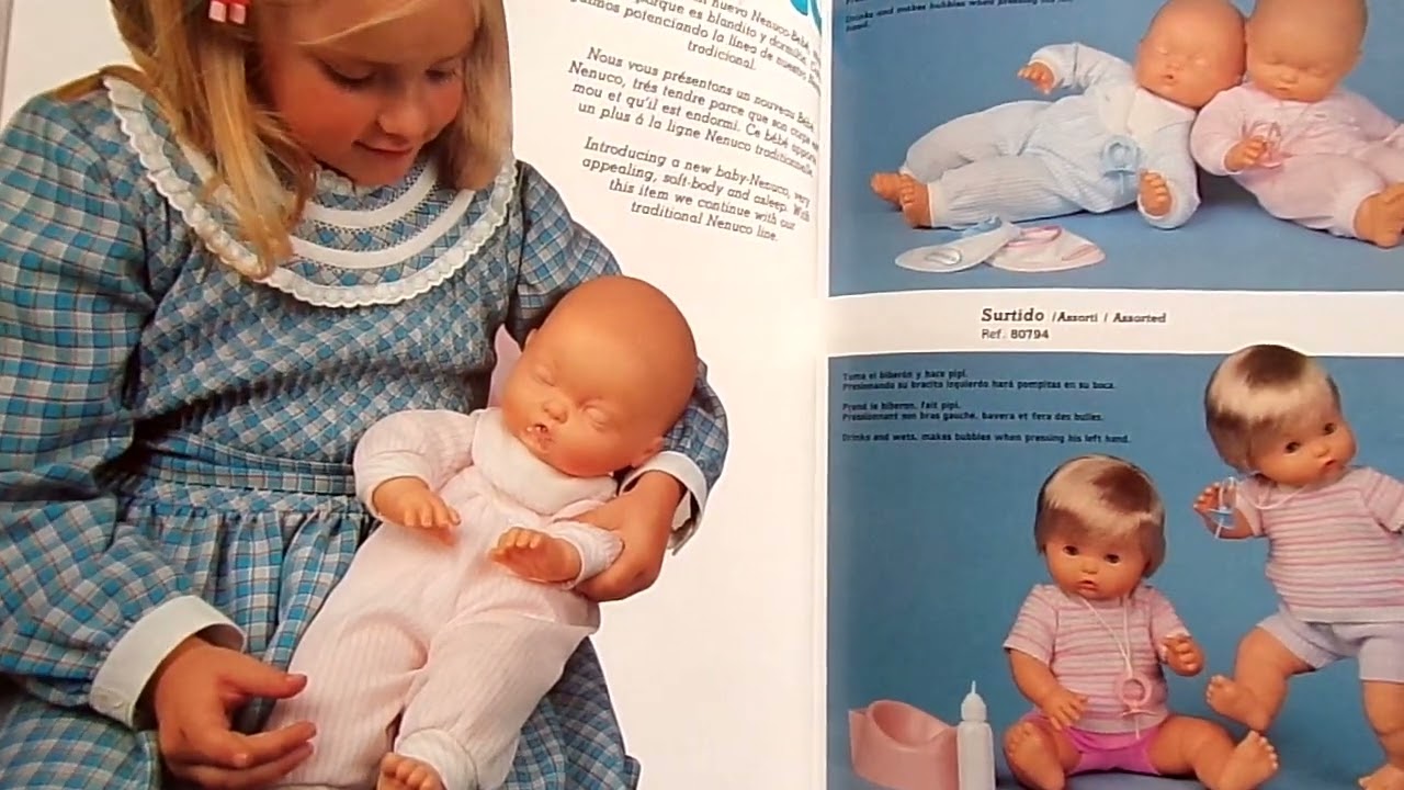 Muñecas de los años 80 .Catálogo Famosa 1986