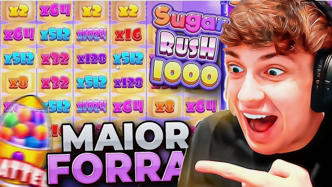 SEQUÊNCIA DE FORRA NO SUGAR RUSH 1000! O MARKOLA....