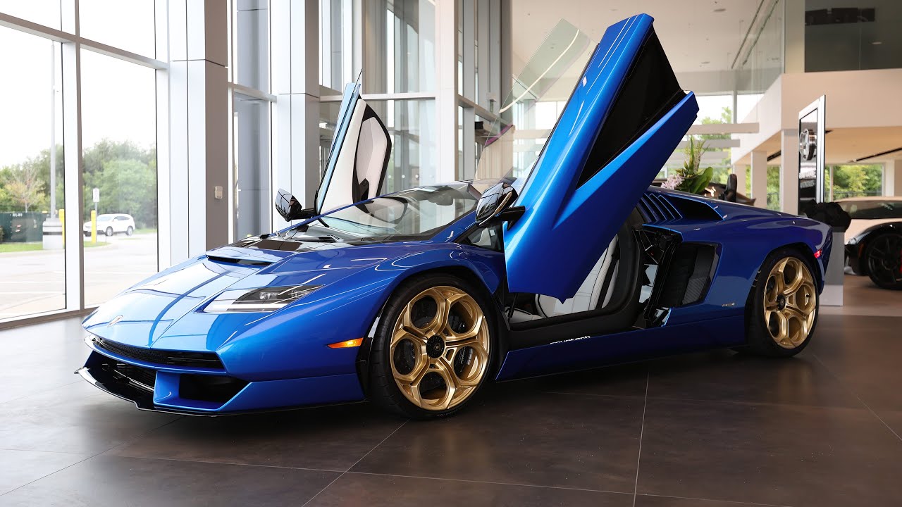 ПОСМОТРЕТЬ эту рекламу Lamborghini Countach LPI 800-4 стоимостью 3,4 миллиона долларов в цвете Bl...