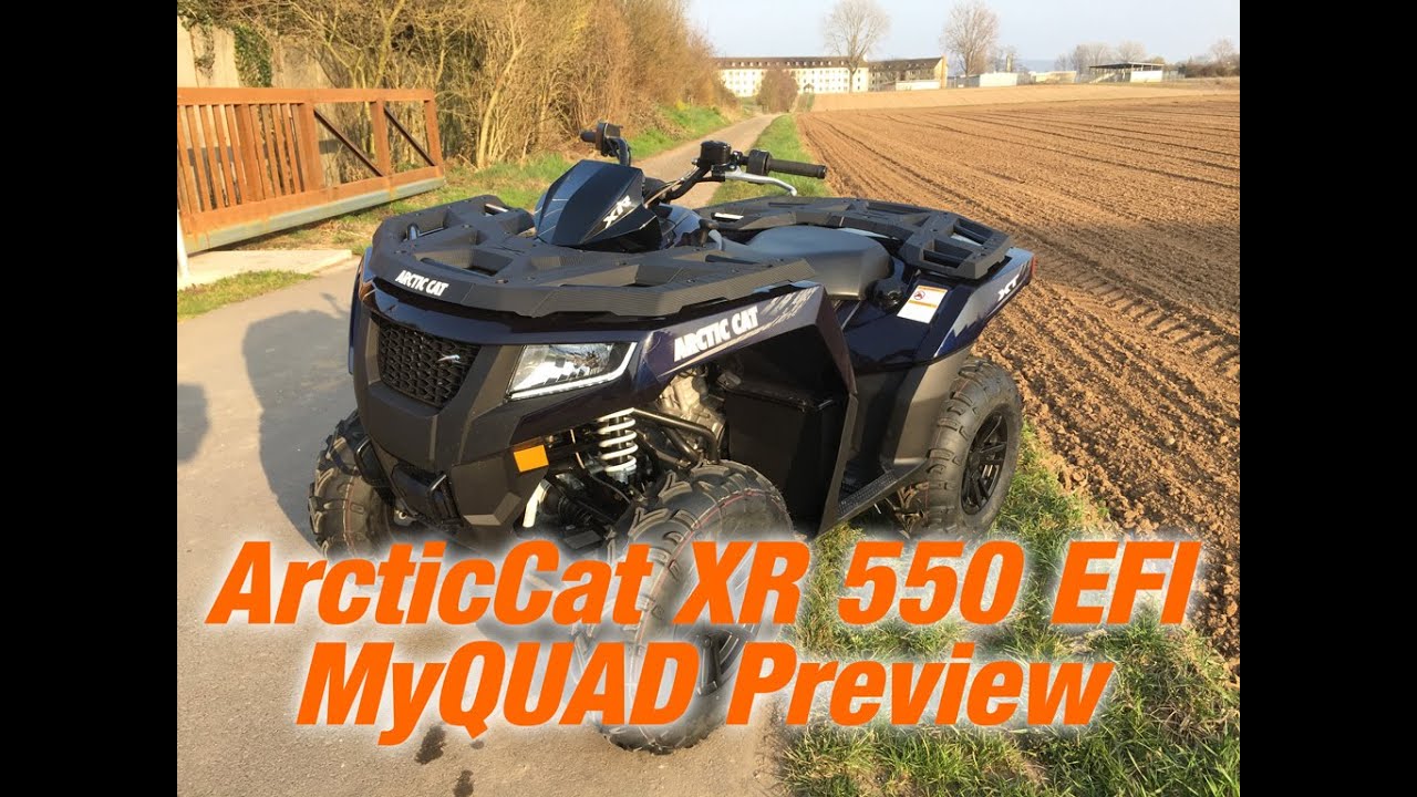 Arctic Cat XR 550 EFI - Test / Preview