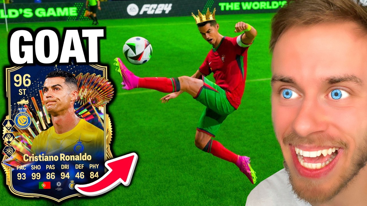96er Cristiano Ronaldo: der BESTE SPIELER ALLER ZEITEN?! 🤩🐐 (TOTS Karte)