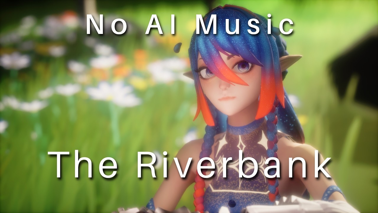 Calm Beautiful Fantasy Music to Worldbuild to - No AI Music for dnd ttrpg - The Riverbank