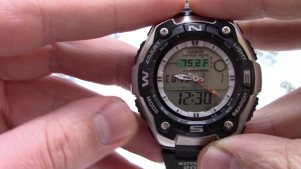 Часы Casio Outgear AQW-101-1A [AQW-101-1AVEF] - Инструкция, как настроить от PresidentWatches.Ru