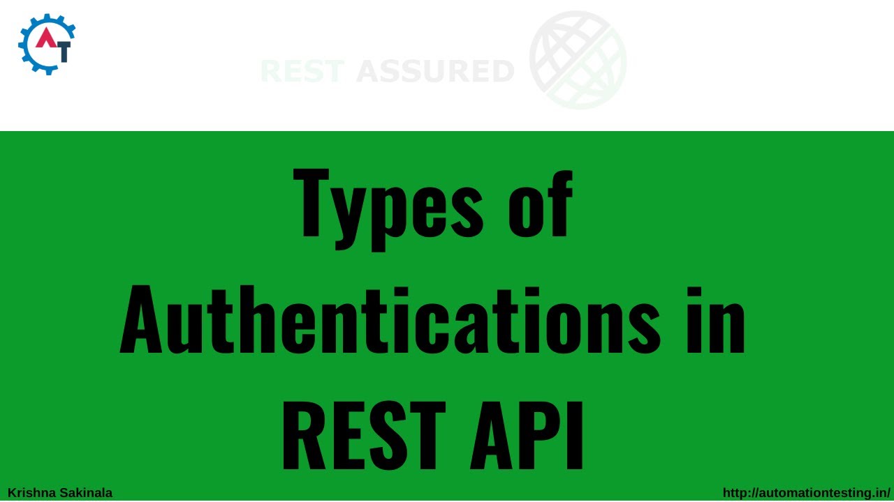 14. Понимание различных типов аутентификации в REST API | Объяснение аутентификации REST API