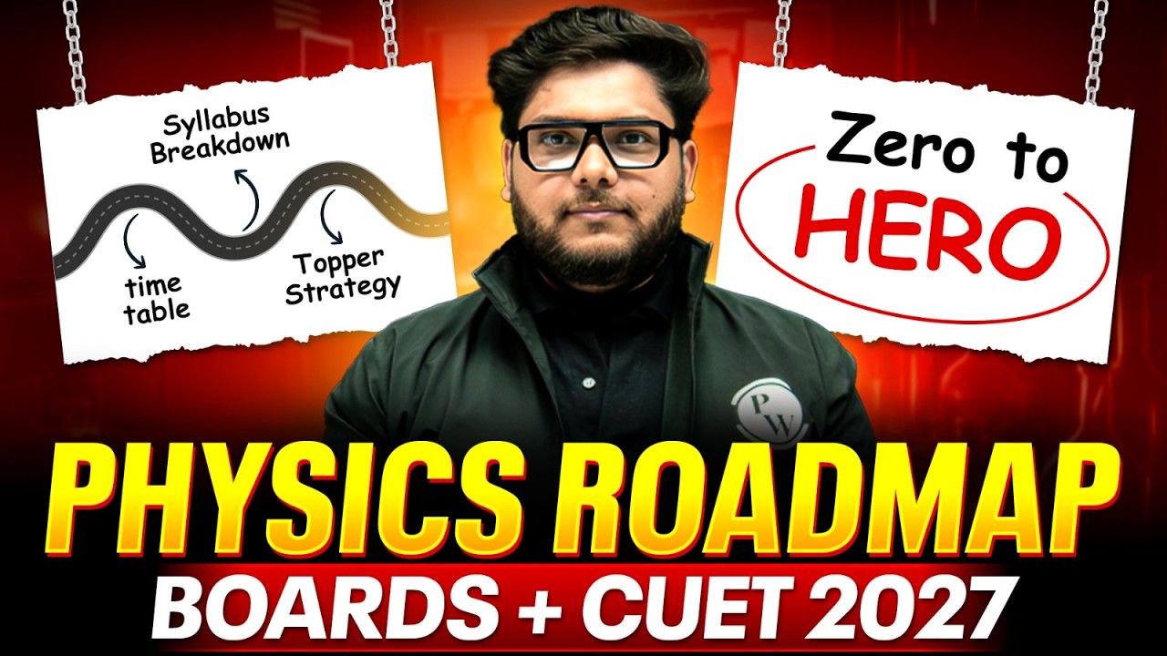 CUET 2027 + Class 12 Boards Physics Roadmap | Complete Strategy by Shailendra Sir