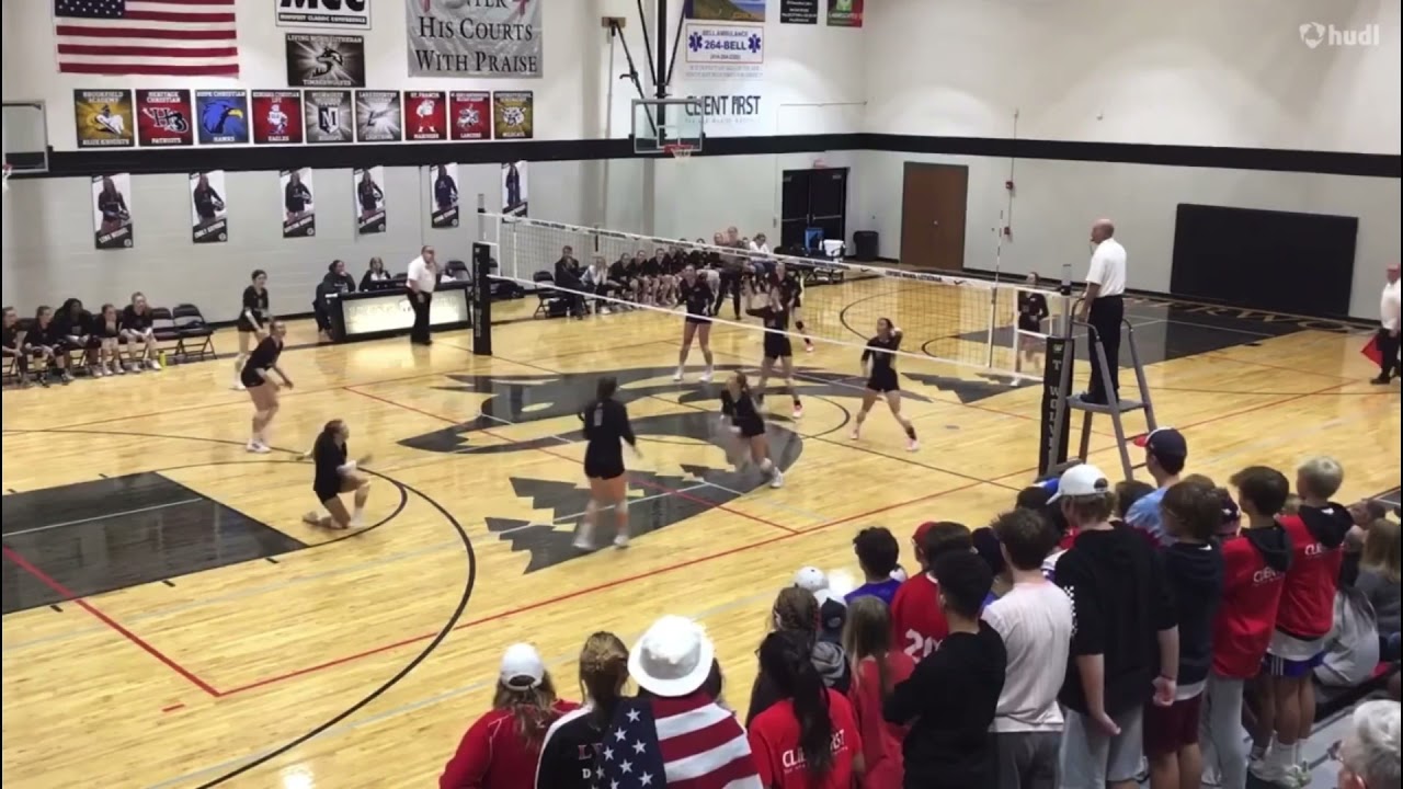 Ellie Juergensen Highlights- Last HS VBALL game with 22 KILLS!