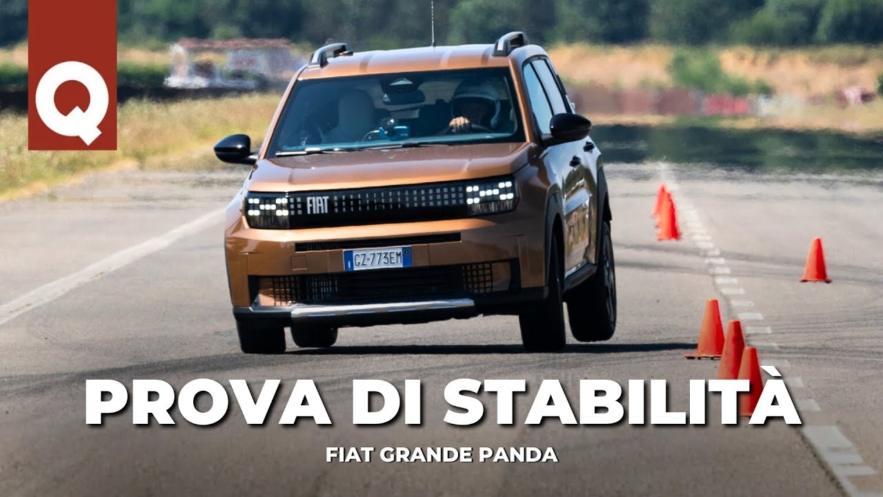 NUOVA Fiat Grande PANDA: QUANTO È SICURA DAVVERO?  L'abbiamo messa alla PROVA nei TEST DI STABILITÀ