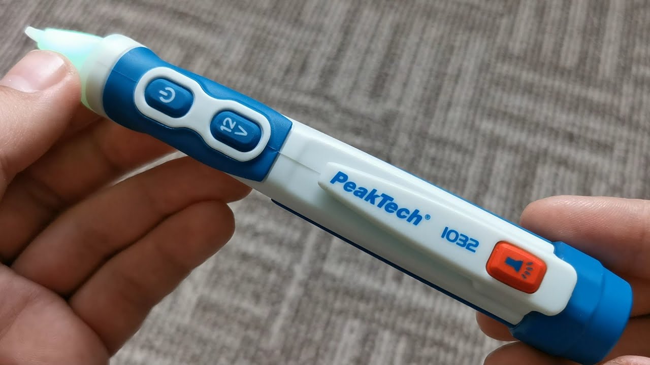 PeakTech P 1032 12 - 1000V Non-Contact Voltage Detector - review and quick test