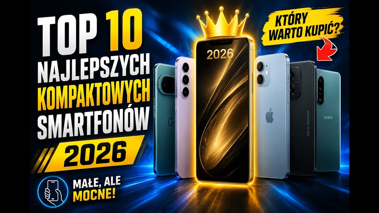 TOP 10 NAJLEPSZYCH KOMPAKTOWYCH SMARTFON&Oacute;W 2026 📱 Małe, ale POTĘŻNE! Kt&oacute;ry warto kupić?