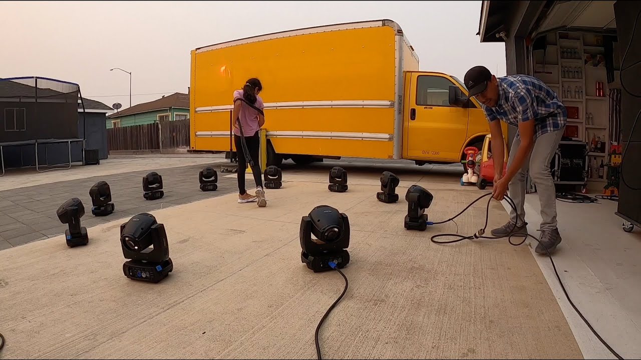 Hice show de luces con el humo de los incendios.