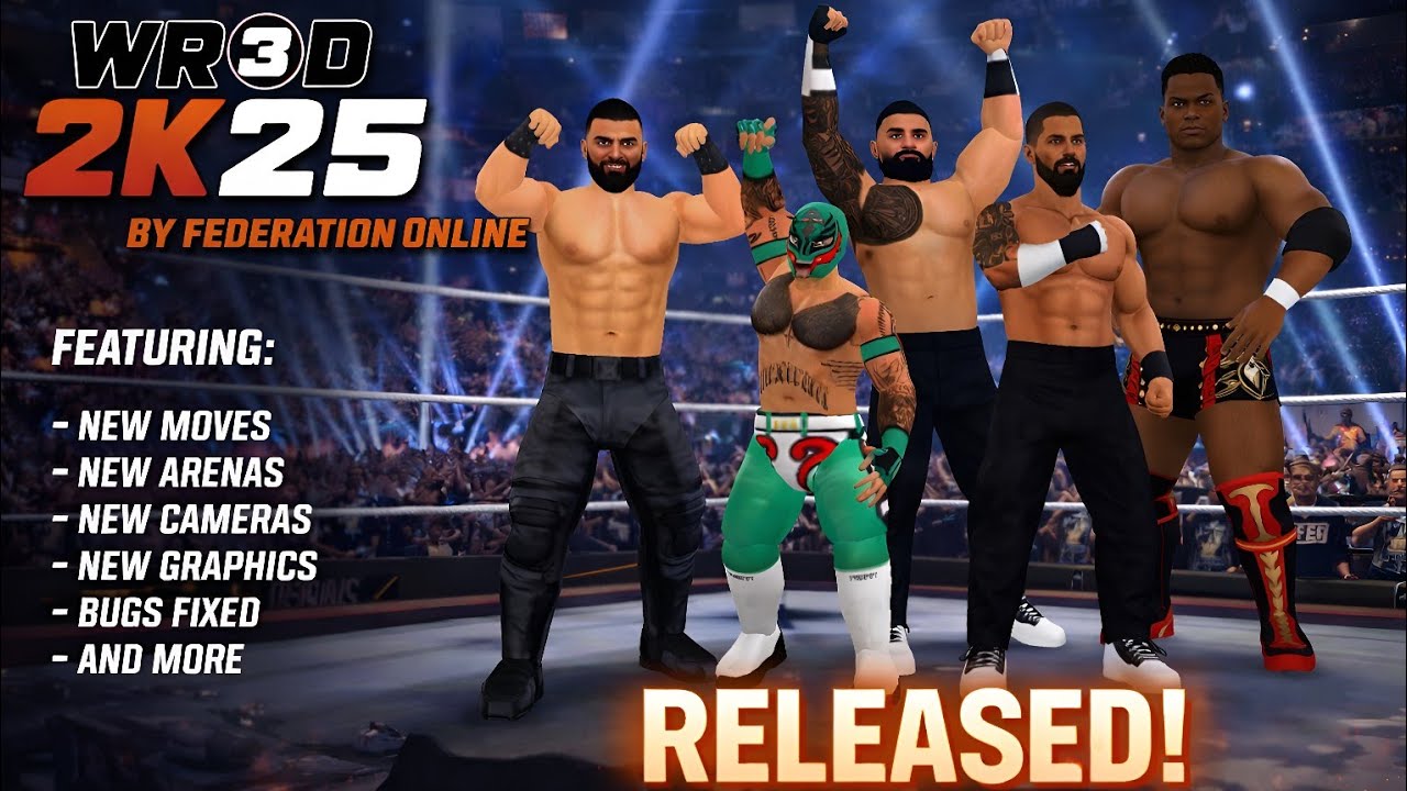 ВЫШЛО! МОД ДЛЯ WR3D 2K25 ОТ FEDERATION ONLINE | РОЖДЕСТВЕНСКИЙ СПЕЦИАЛЬНЫЙ МОД ДЛЯ WR3D 2K25!