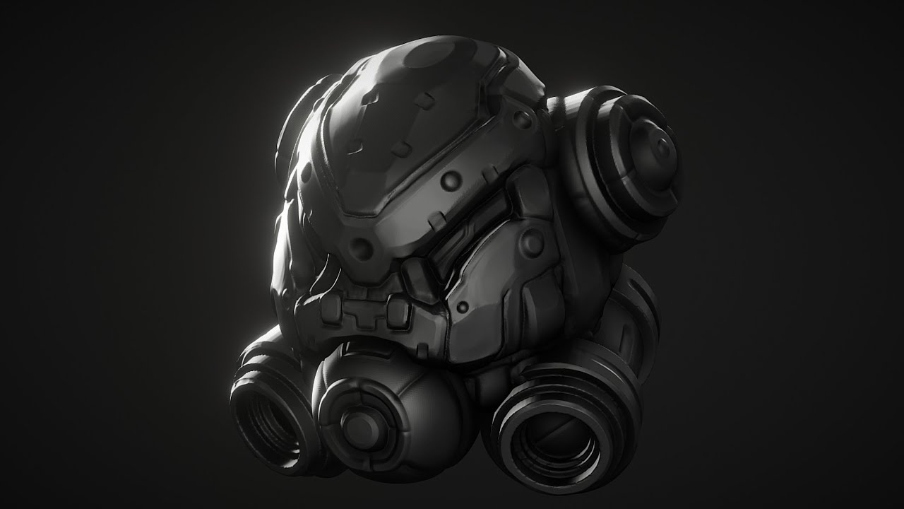 Nomad Sculpt - Learning Hardsurface timelapse