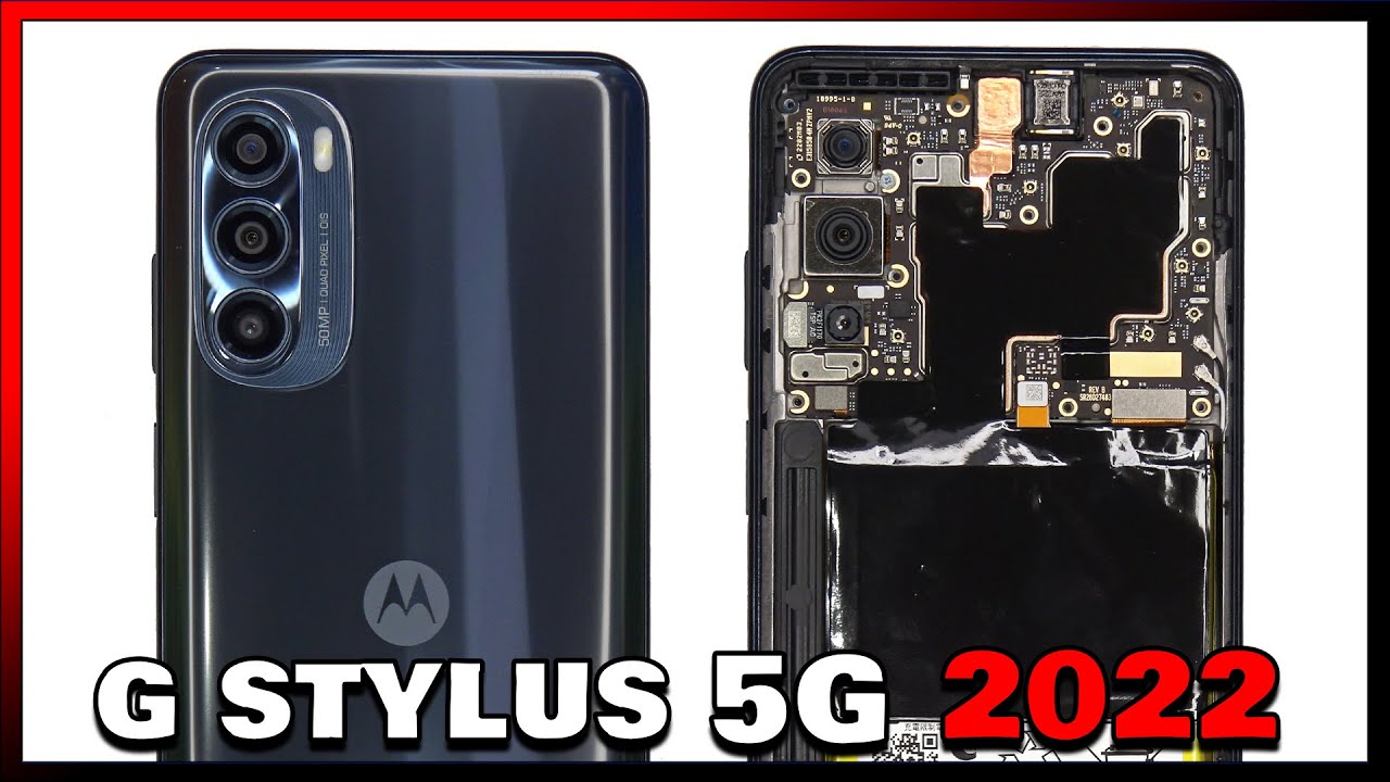 Motorola Moto G Stylus 5G 2022 Disassembly Teardown Repair Video Review