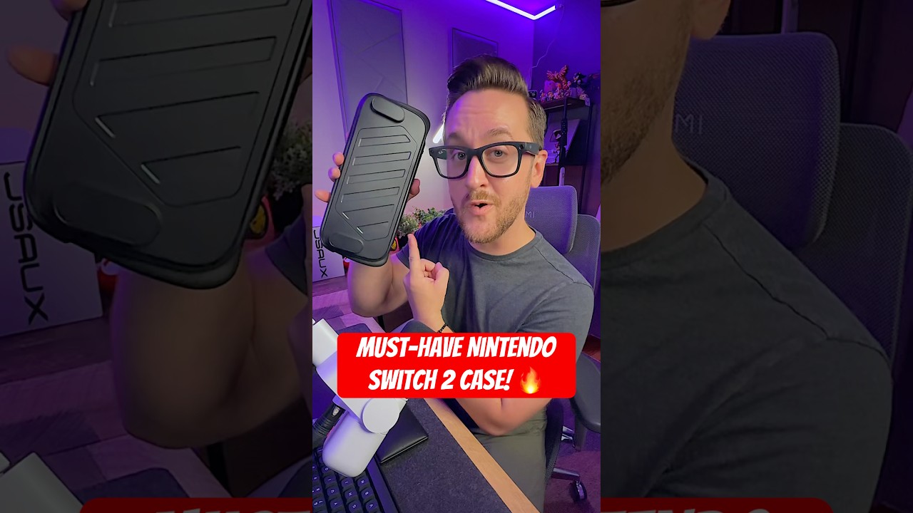 BEST Nintendo Switch 2 Case Yet? JSAUX Shockproof Storage Case Review! 🔥 #NintendoSwitch2 #shorts