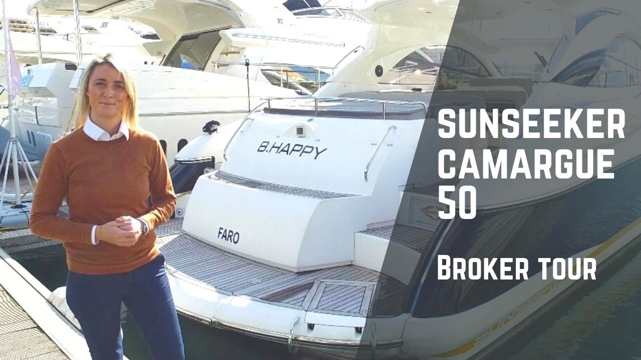 2002 Sunseeker Camargue 50 'B. HAPPY' - Full Broker Tour