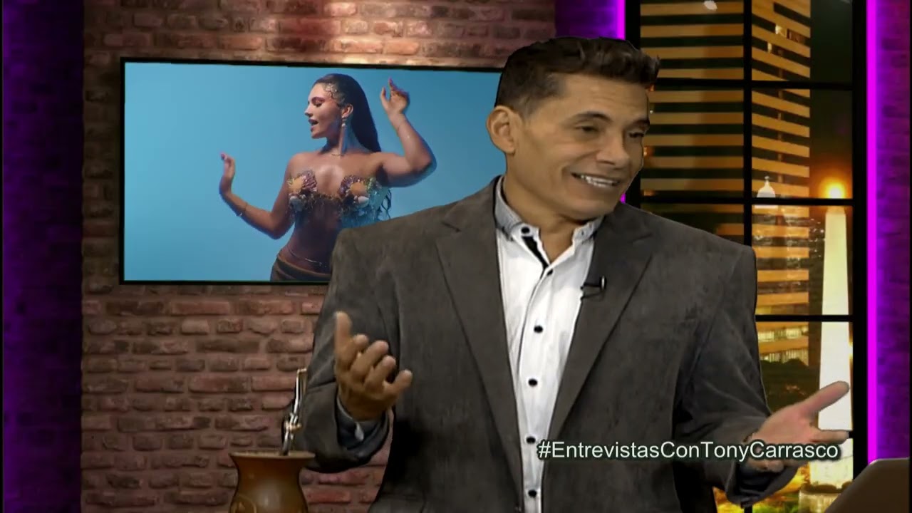 Miriam Camino con Tony Carrasco Tv