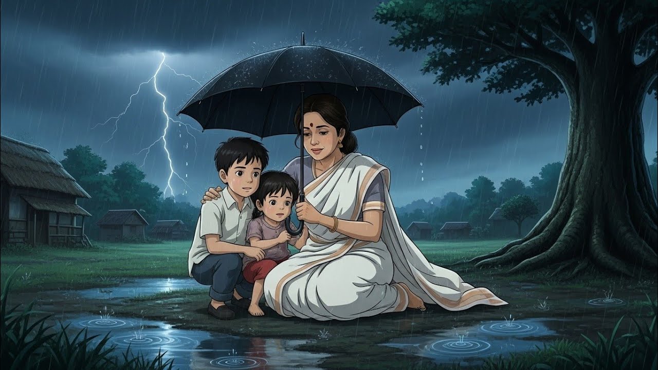 Indian village lifestyle.monsoon cooking.