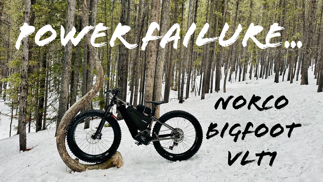 Power Supply Issue | 2023 Norco Bigfoot VLT 1 | #fatbiking | Powderface Short Loop