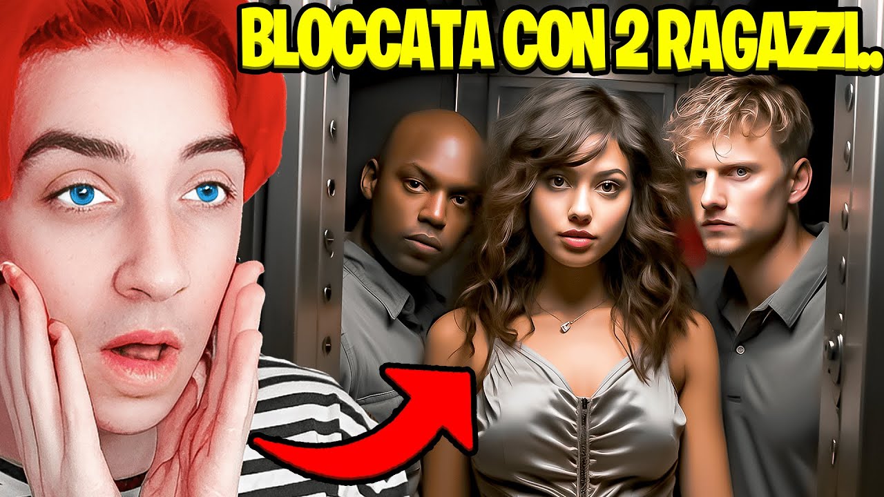 BLOCCATA IN ASCENSORE CON 3 RAGAZZI..