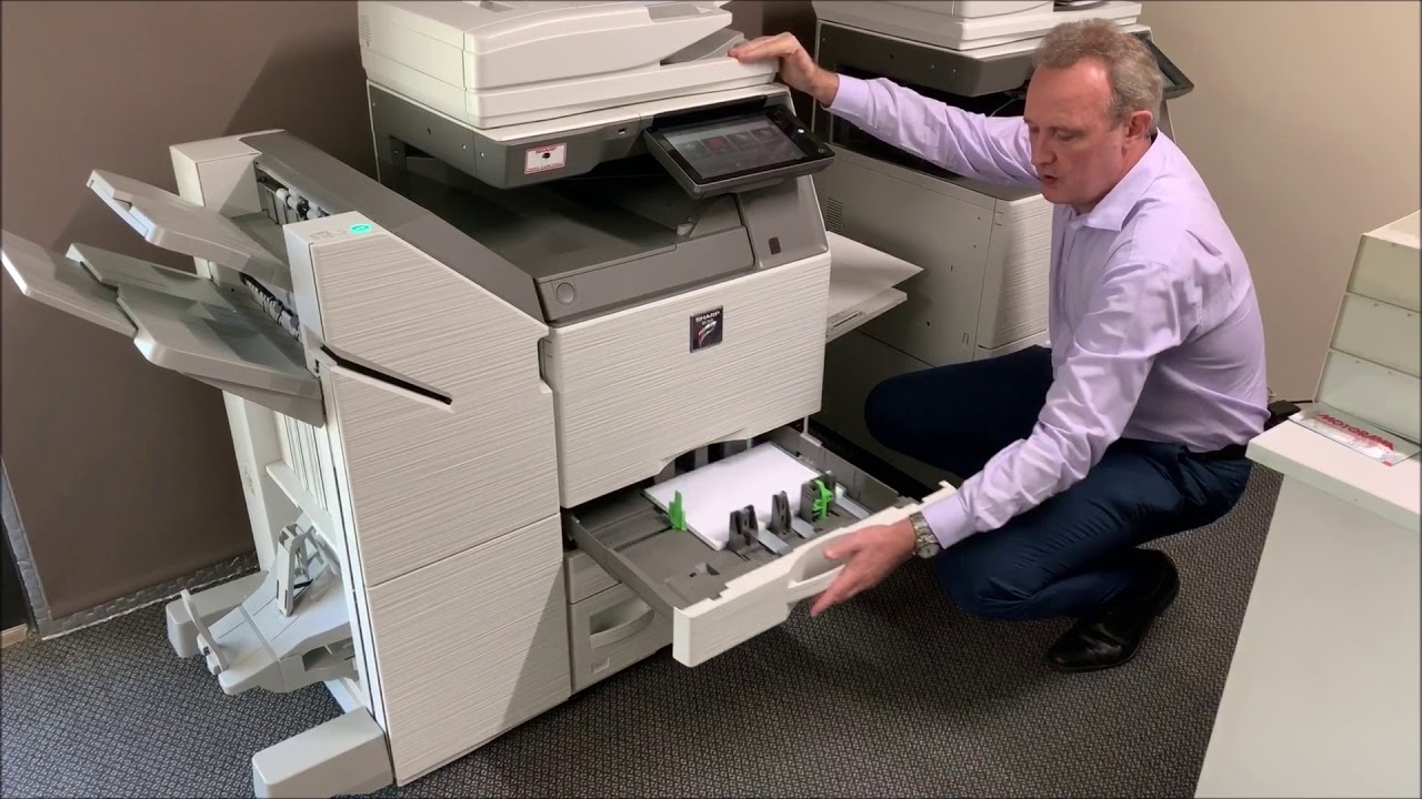 BBE Demo -  Booklet Making on the Sharp MX-71 series - the NEW Generational Printer.