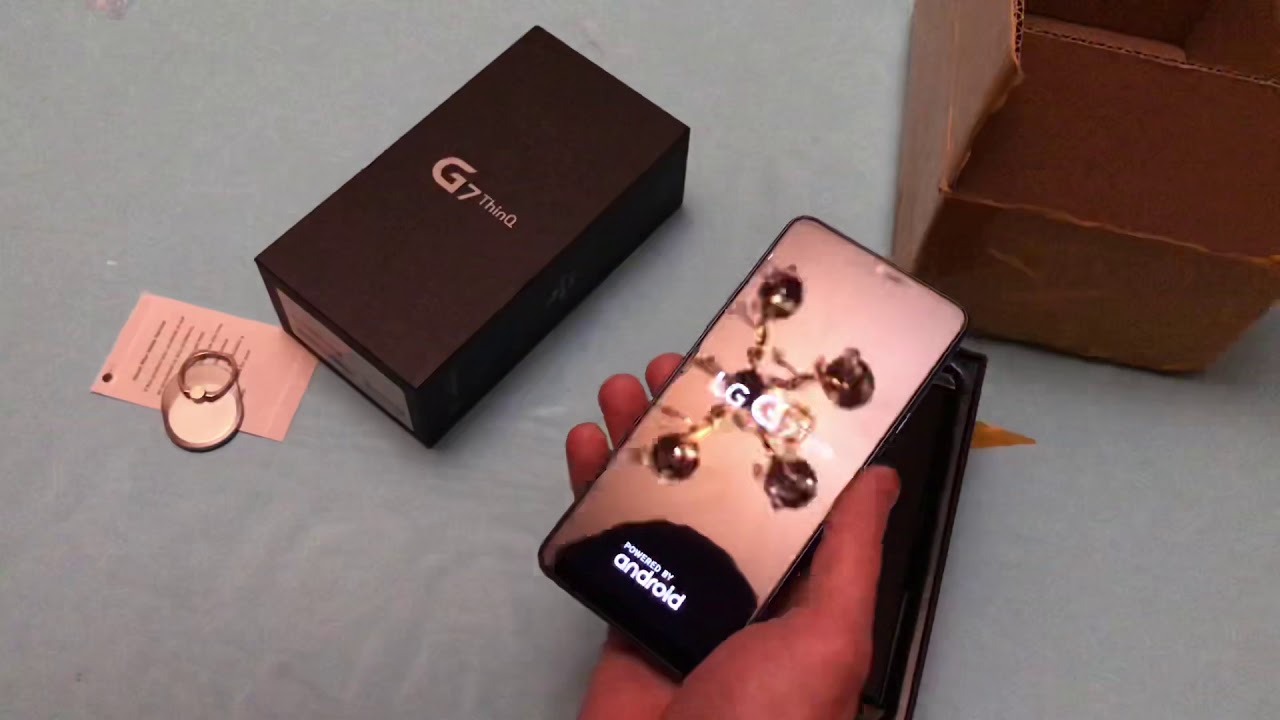 LG g7 посылка с AliExpress. 430.