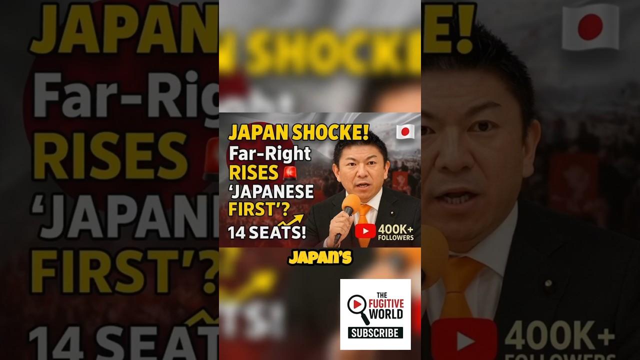 Japan SHOCKED! 🇯🇵 Far-Right Party RISES | 14 SEATS & 'Japanese First' Agenda Explained