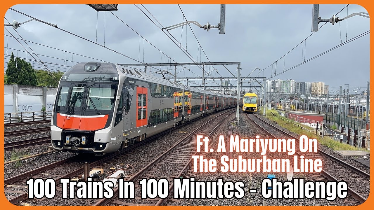 Jason's Transport Vlog 100: 100 Trains In 100 Minutes Challenge