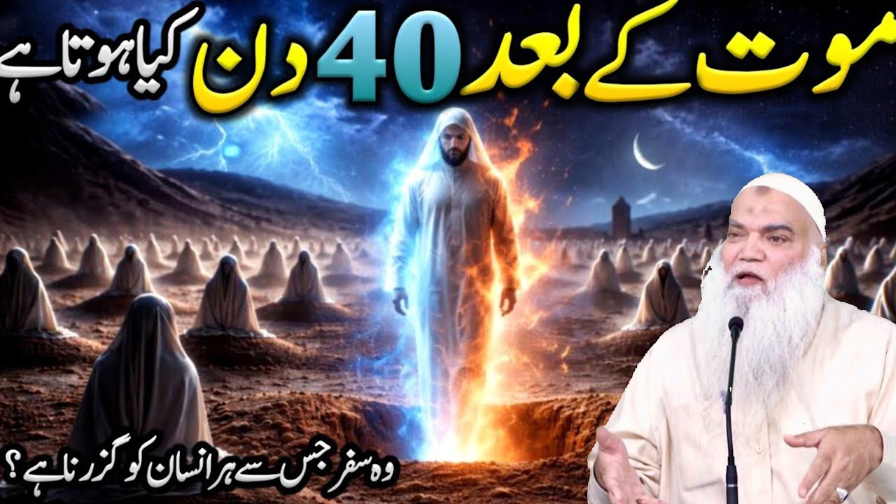 Life After Death in Islam | Maut Ke Baad Ke 40 Din |  Rooh ka Safar Alam.e.Barzakh Tak 