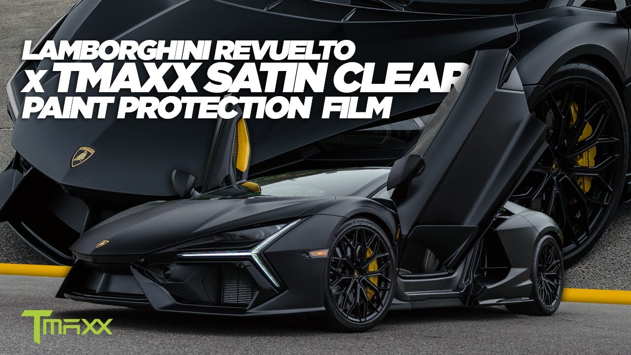 Lamborghini Revuelto Wrapped in TMaxx Satin PPF 🛡️ The Ultimate Paint Protection Film - Rock Armor
