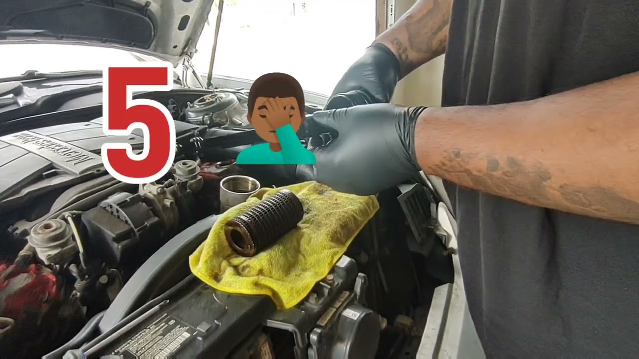 HOW TO MERCEDES BENZ CL500 W215 OIL CHANGE