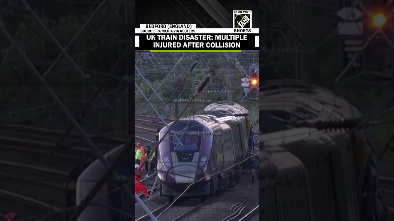 Several injured after two trains collide near Bedford; UK authorities launch emergency response