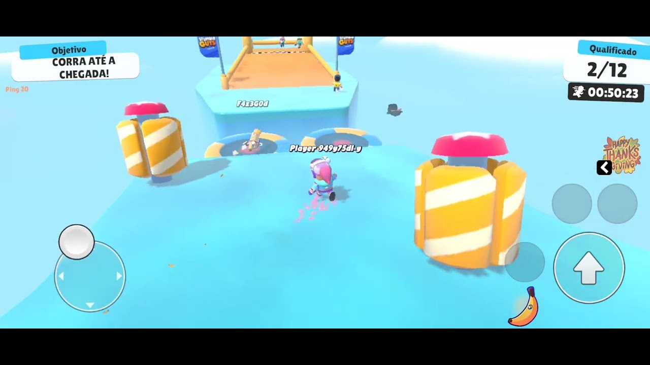 Eu jogando stumble guys 