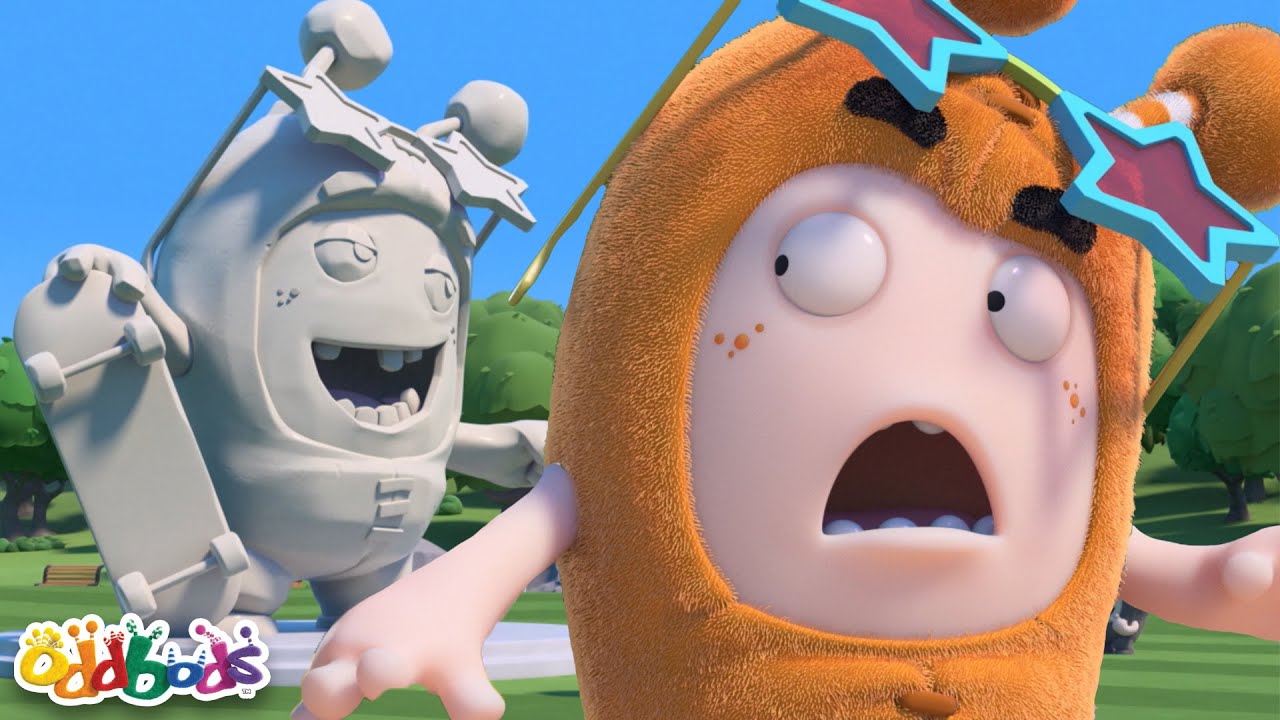 A Grande Estátua de Slick! | 3 HORAS DE Oddbods Brasil | Desenhos Animados Engraçados em Português