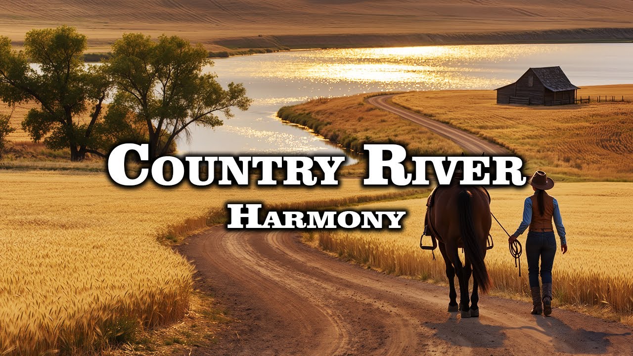 Country River Harmony – Rustic Plains – Peaceful Sunset Country Instrumentals for Quiet Evenings