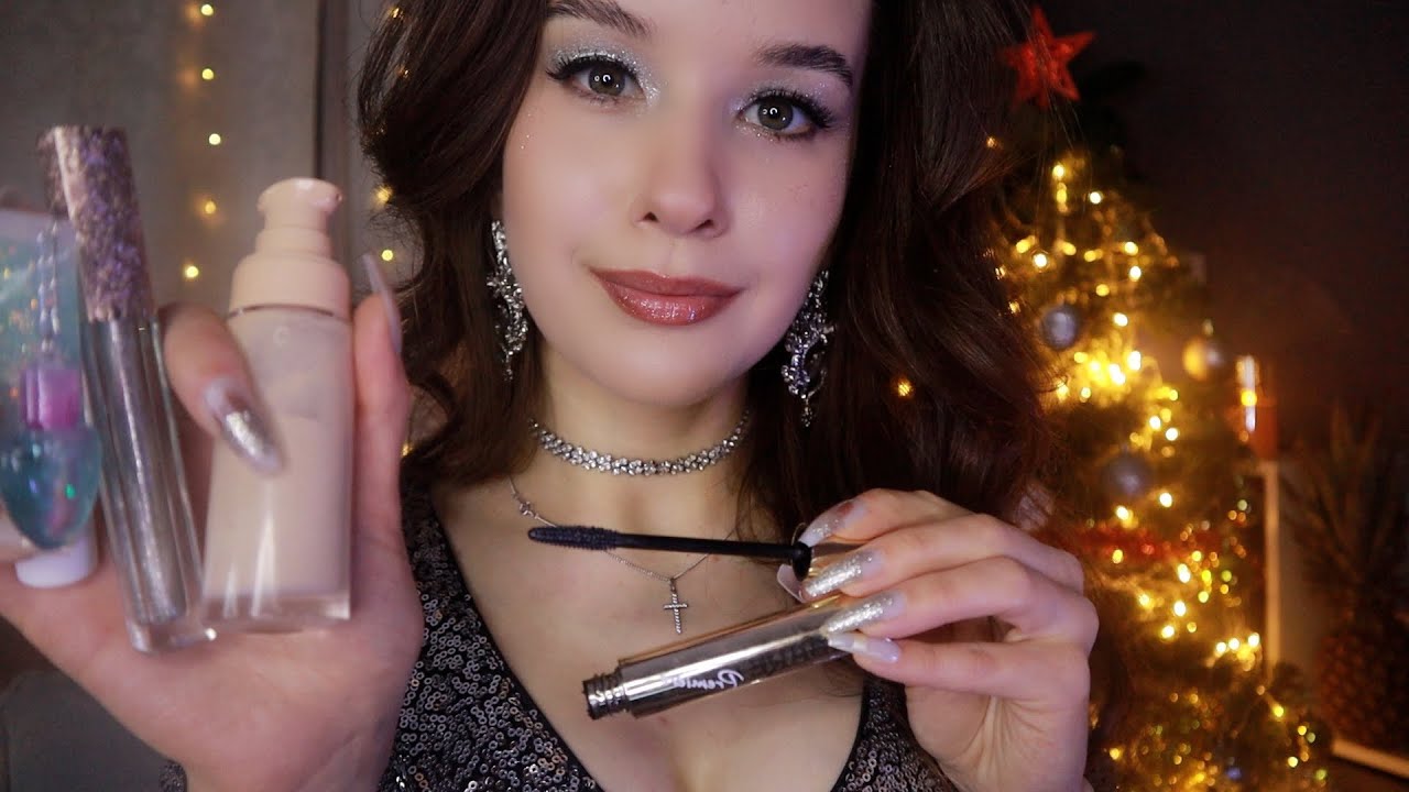 АСМР МАКИЯЖ и ПРИЧЕСКА на Вечеринку ЗАБОТА О ТЕБЕ  Ролевая Игра ASMR Makeup for you role play