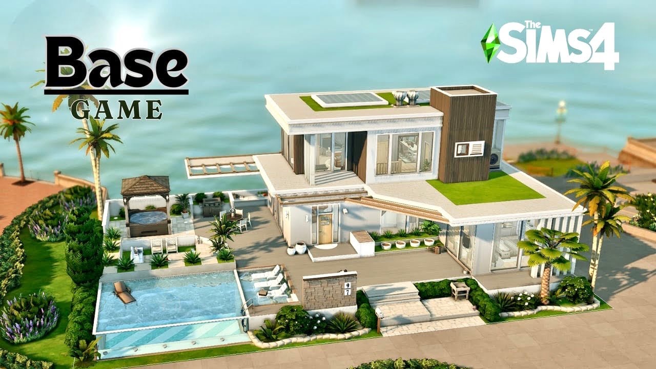Modern House🏠 | Base Game ✨ | Stop Motion Build | The Sims 4 | No CC