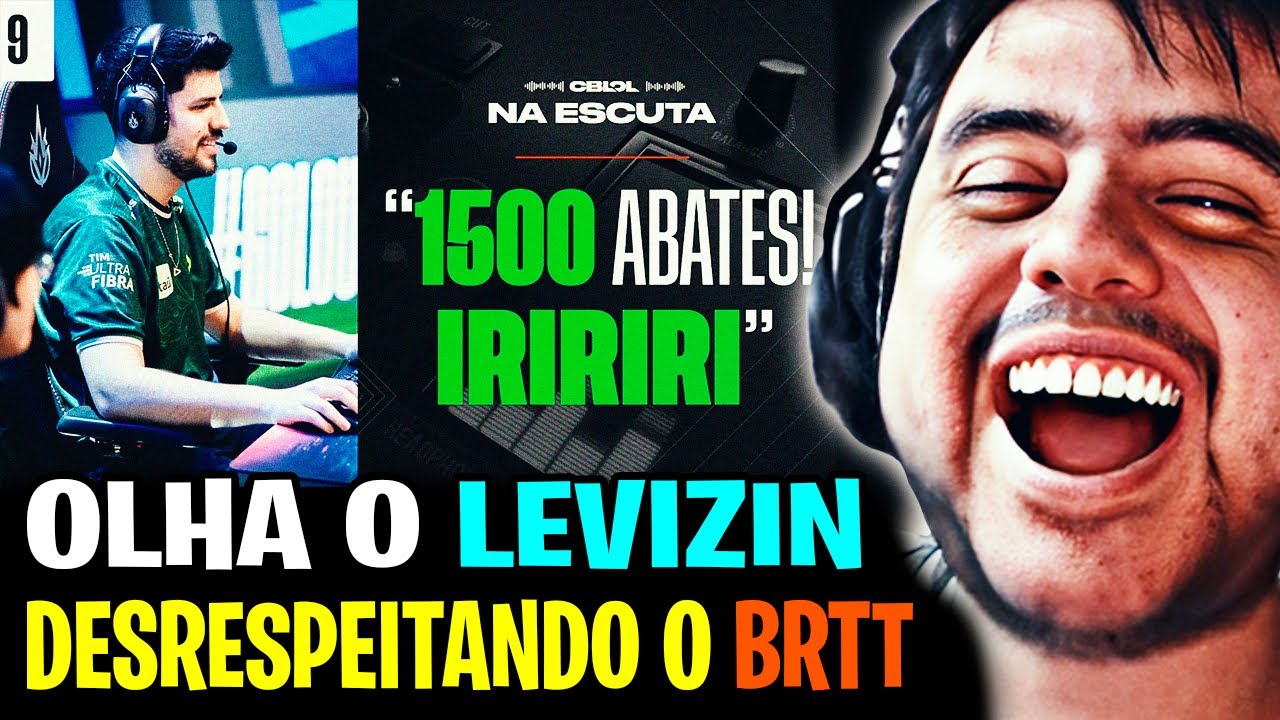 O LEVIZIN TÁ JOGANDO SOLTO ATÉ CONTRA o BRTT? OS DRILLS ENCAIXARAM? TOCKERS REAGE ao NA ESCUTA