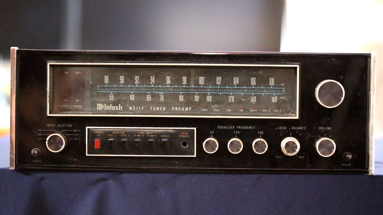McIntosh MX117 Tuner/ Preamplifier- Vintage Audio Review Episode #103