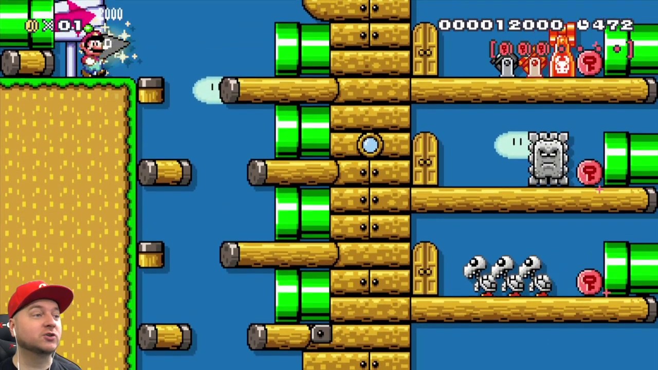Super Mario Maker #145: монетки и загадки