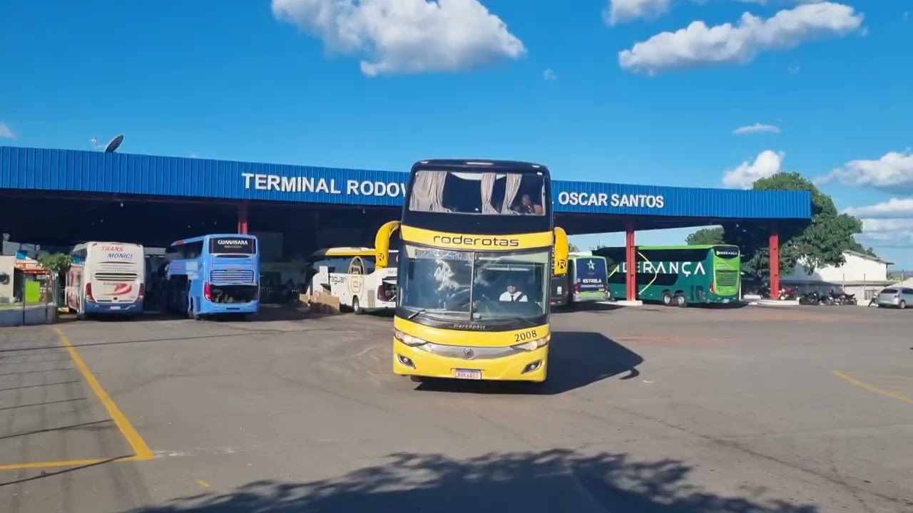 Movimentação na rodoviária de caldas novas